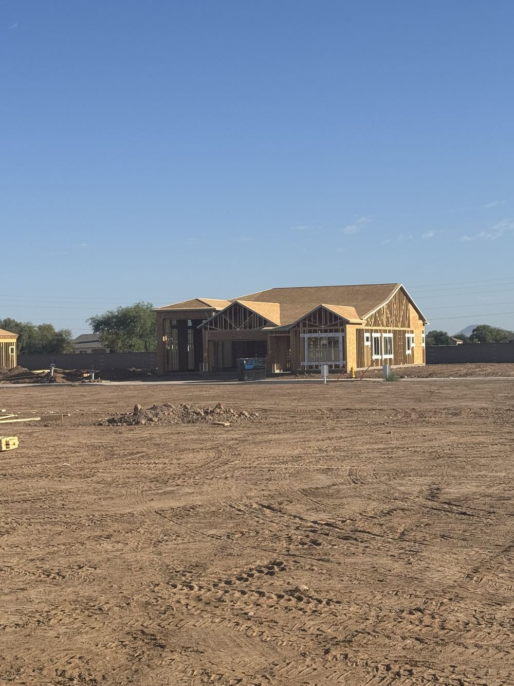 Tamber at Soleo by David Weekley Homes production home under construction