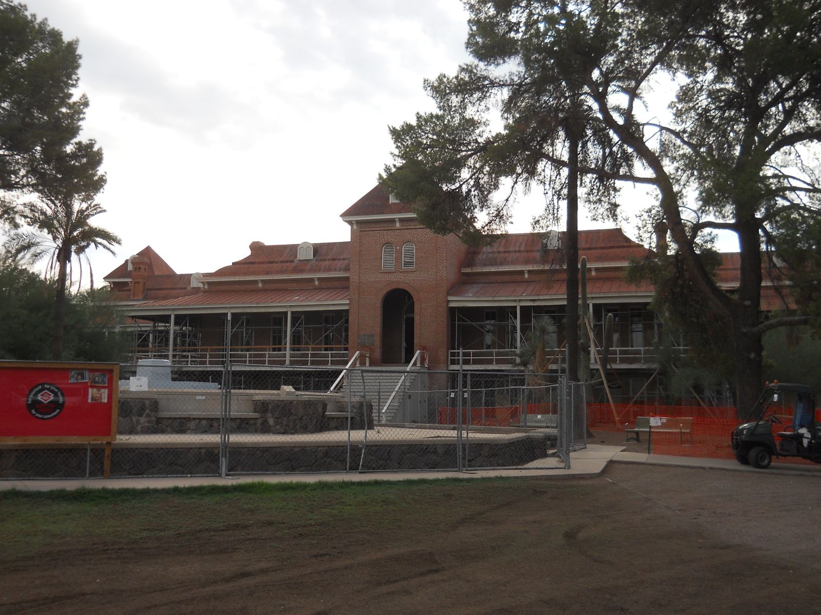 University of Arizona Old Main renovation in progress, Tucson, Arizona